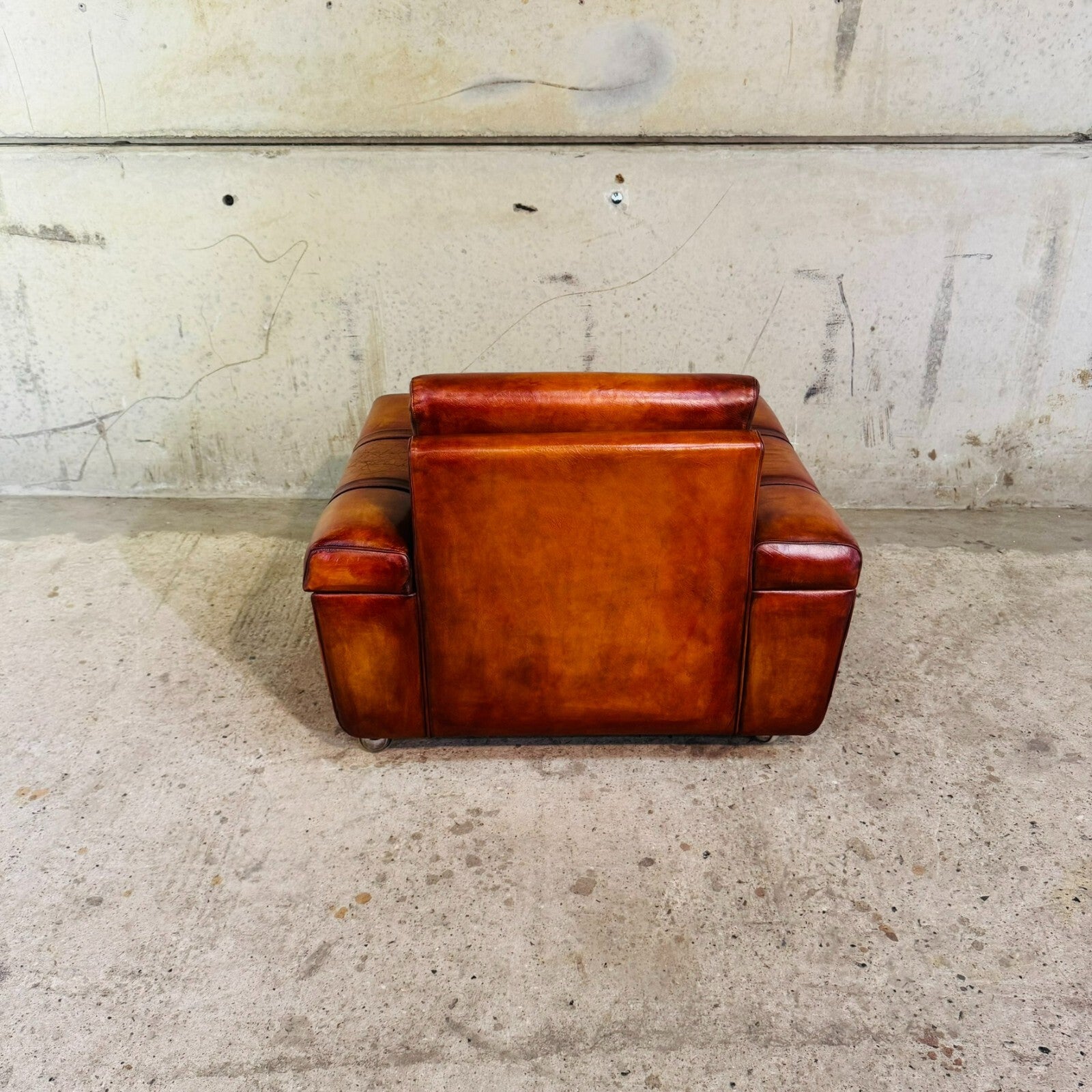Beautiful Vintage Svend Skipper Danish Tan Leather Suite