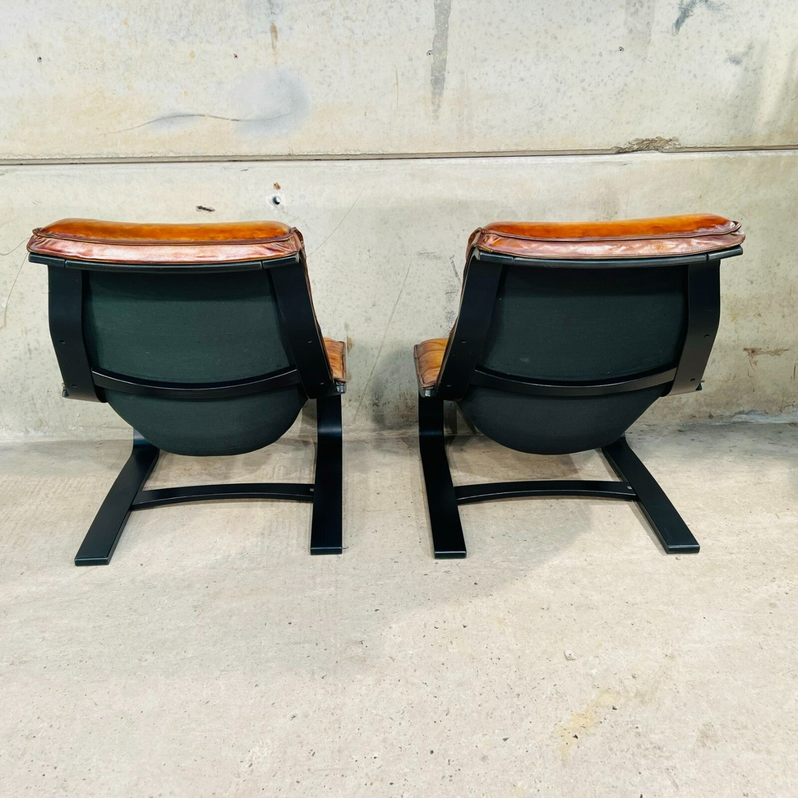 A Rare Pair of Vintage 1970s Swedish Design Nelo Chairs by Ake Fribyter
