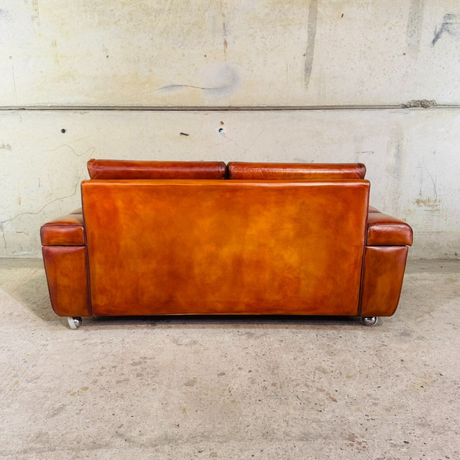 Beautiful Vintage Svend Skipper Danish Tan Leather Suite
