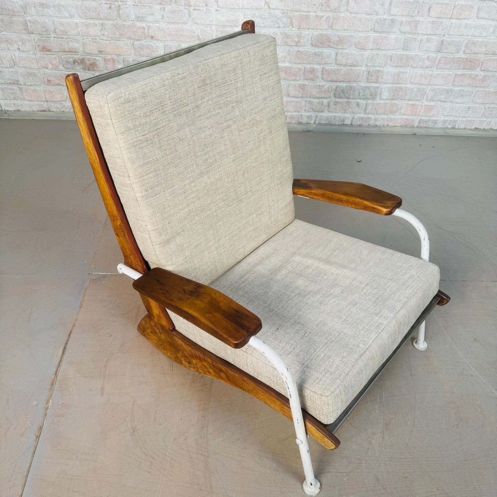Mid-Century Armchair in the Style of Jean Prouvé “Kangourou”