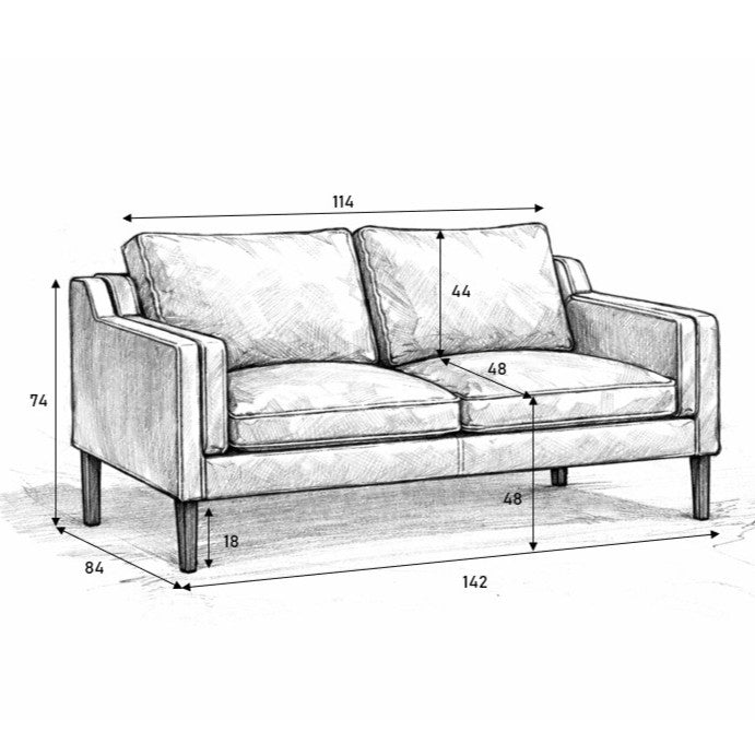 THE CORVIN | Two-Seater Sofa