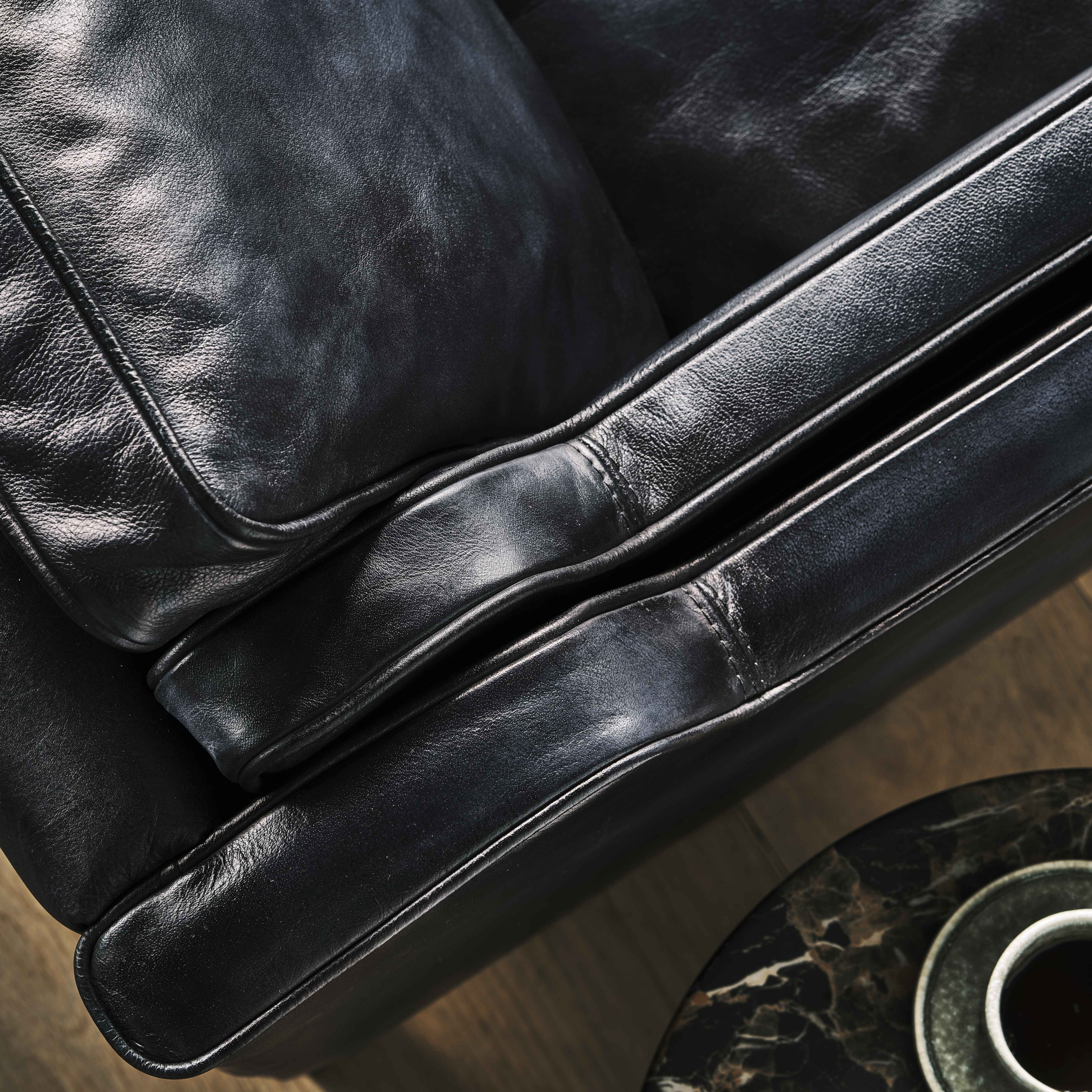 luxury-hand-dyed-mid-century-black-leather-two-seater-sofa-loft-stitching