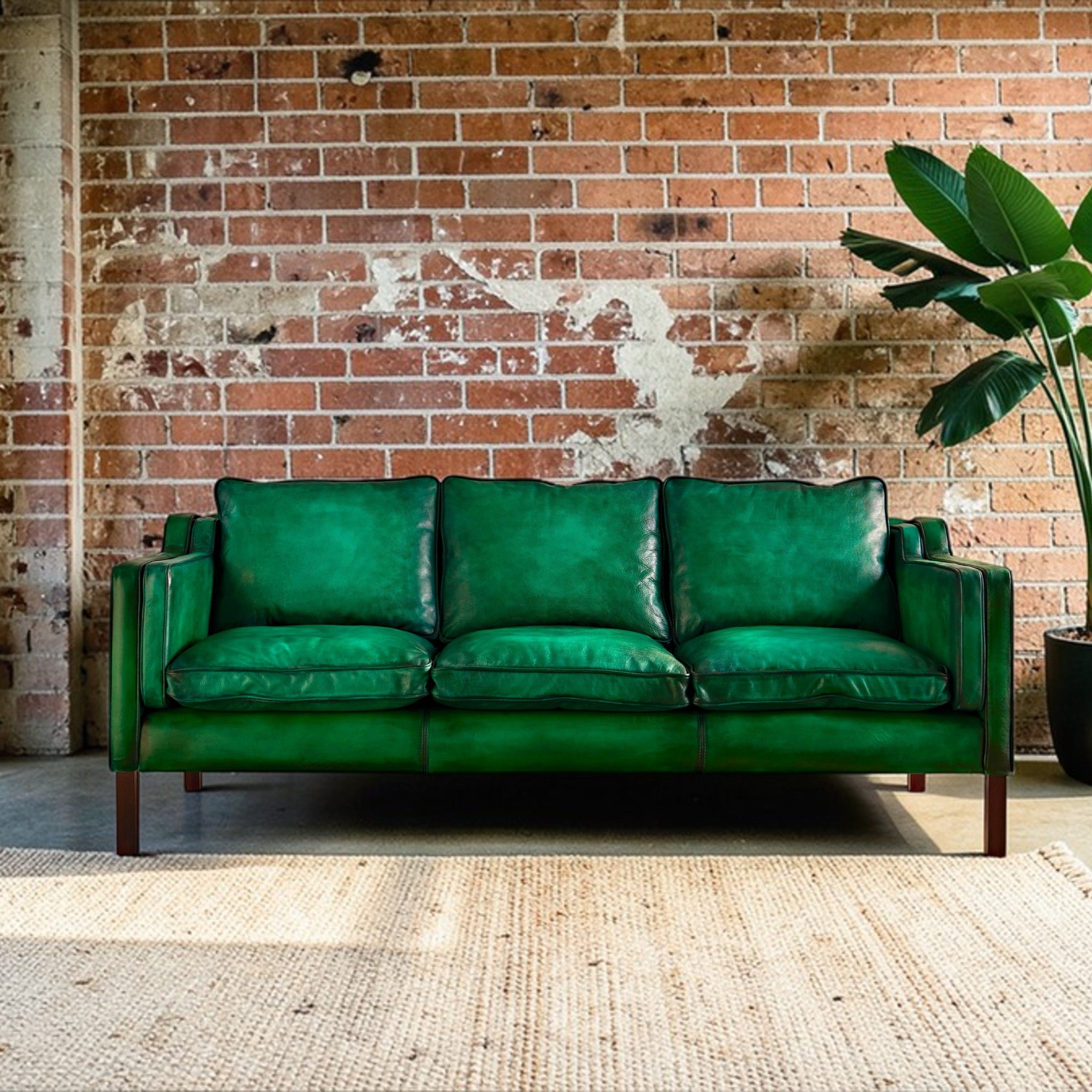 luxury-hand-dyed-mid-century-green-leather-three-seater-sofa-loft