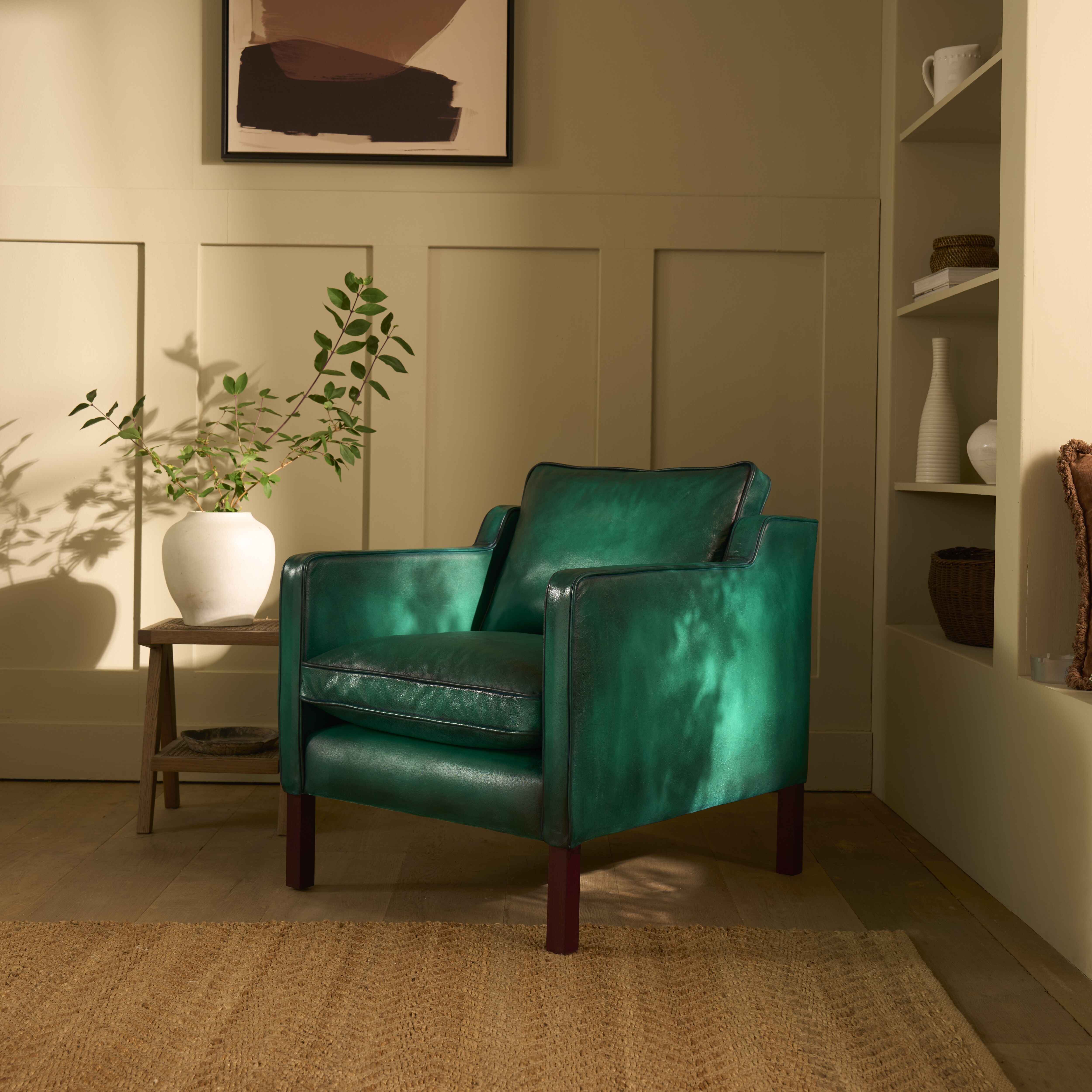 luxury-hand-dyed-mid-century-leather-armchair-cottage-side