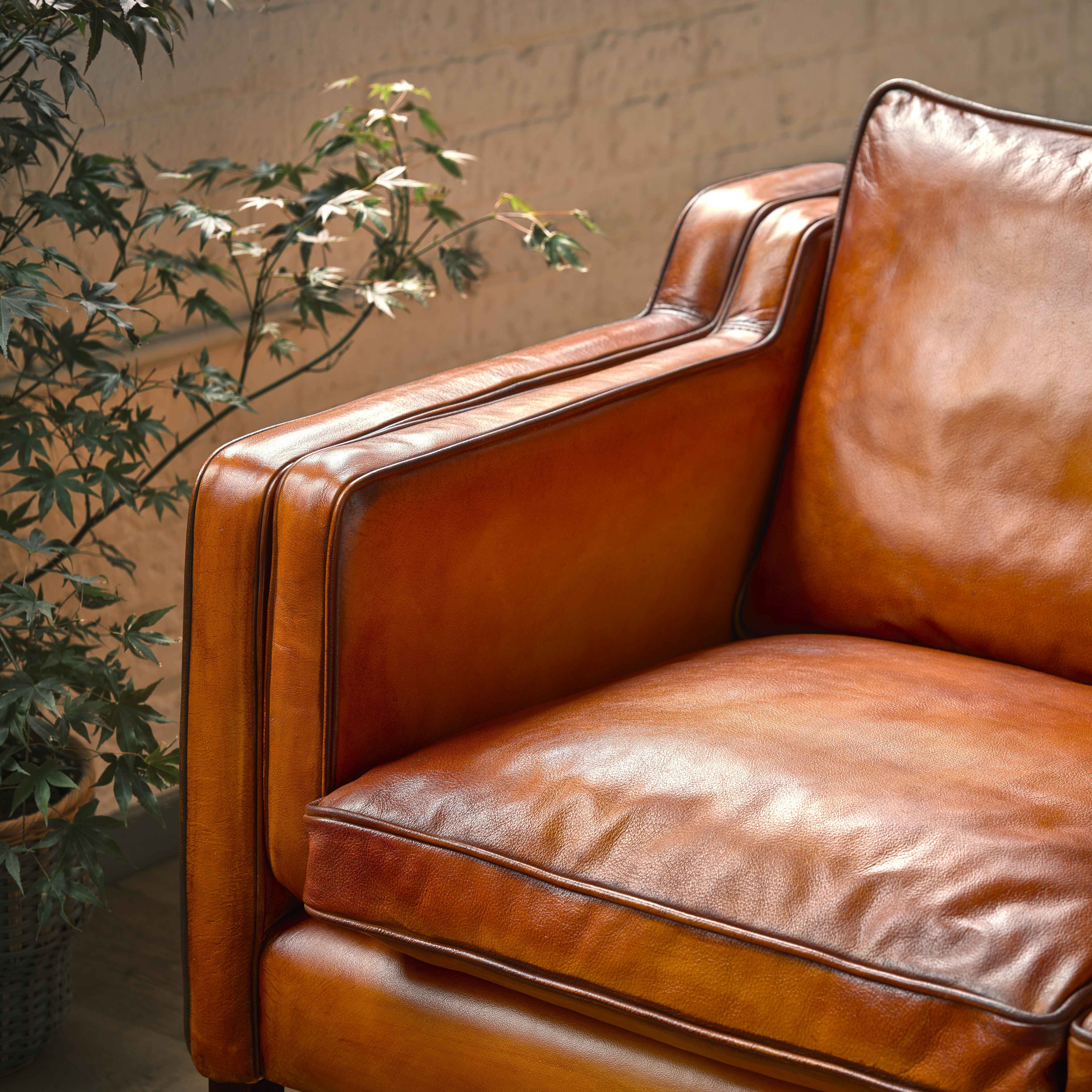 luxury-hand-dyed-mid-century-tan-leather-two-seater-sofa-loft-cushions